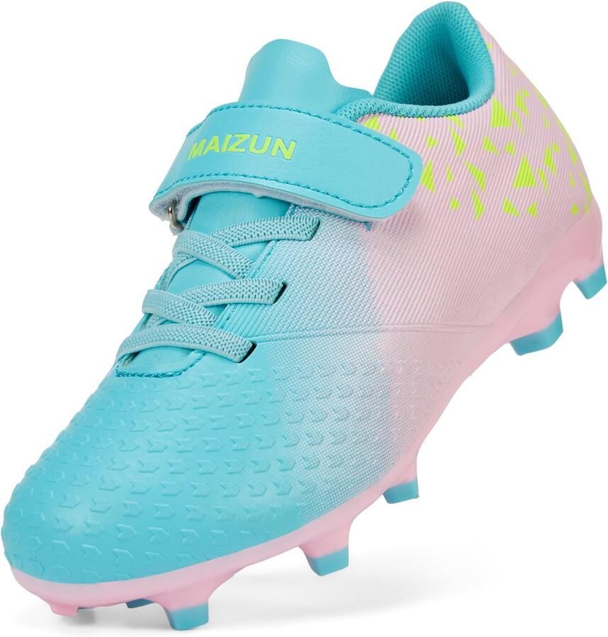 SnelShoppen Sportieve voetbalschoenen voor en geschikt voor compacte vloeren EU roze ideaal voor kleine en grote kindere