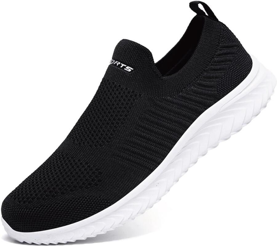 SnelShoppen Sportschoenen voor en Lichtgewicht Ade d Hardloopschoenen Comfortabele Fitnessstudio en Vrije Tijd Loopschoenen Zwart-W