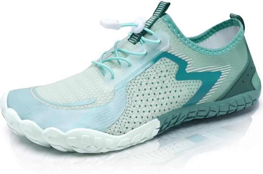 SnelShoppen Sportschoenen voor en Ade d en Comfortabel Lichte Hardloopschoenen Mesh-schoenen Groen Wit EU Perfect voor