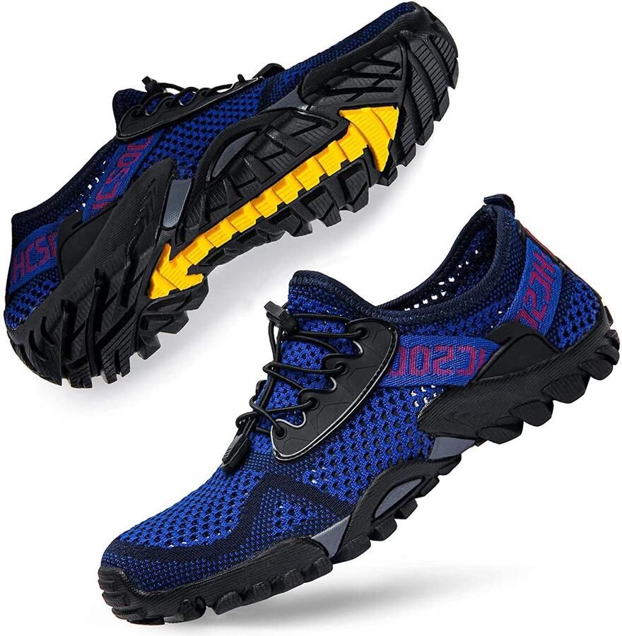 SnelShoppen Trekking Strandschoenen Heren Outdoor Sandalen Sportschoenen Zomer Ademend Licht Sneldrogend Blauw EU Voor Wandelen en Vissen