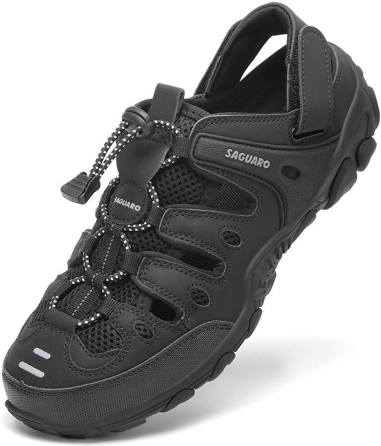 SnelShoppen Trekkingsandalen en Comfortabel Ade d Sport Sandalen Outdoorsandalen Zwart EU voor Wandelen Camping Avontu
