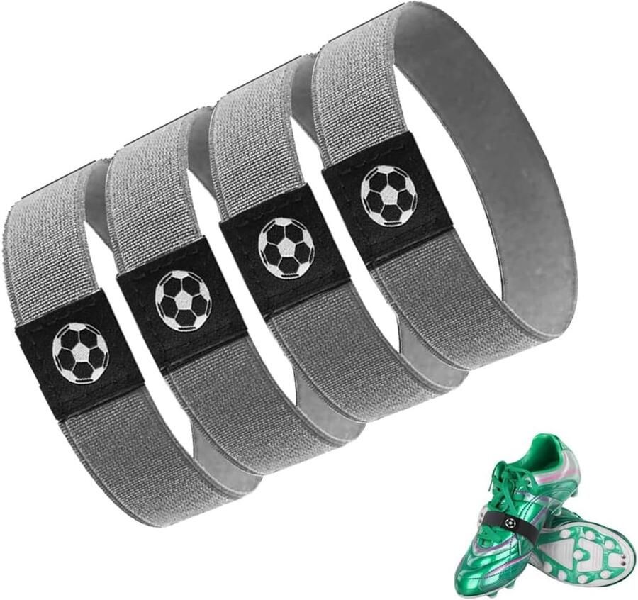 SnelShoppen Triathlon Lacing Tape Set van 4 Voorkomt loszittende veters voor Sportschoenen Voetbalschoenen en Vrijetijdsschoenen Ideaal voor Ki