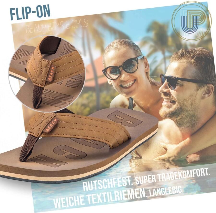 SnelShoppen Ultrapower Flip-On Teenslippers Flip Flops Badslippers Strandschoenen Doucheslippers Vrije Tijd Bad Sauna Schoenen Sanda