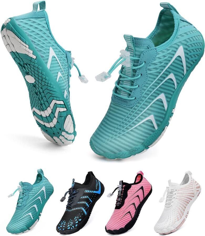 SnelShoppen Unisex Blotevoetenschoenen Waterschoenen Badschoenen Snel Droog Zachte Trailrunningschoenen Fitnessschoenen met Antislipzo