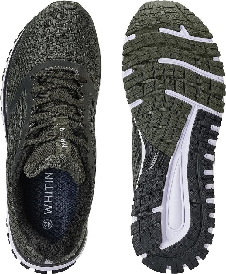 SnelShoppen Unisex Hardloopschoenen Heren Indoorschoenen Sneakers Sportschoenen Ademende Joggingschoenen Fitnessschoenen Casual Schoenen Legergroen