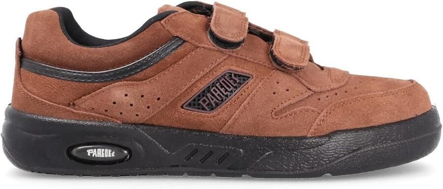 SnelShoppen Unisex Trainers Ecologische Serraje Sluiting Bruin Ade d Antistatisch Shockabsorberend Slipvast Voor Sport en Vrije Ti