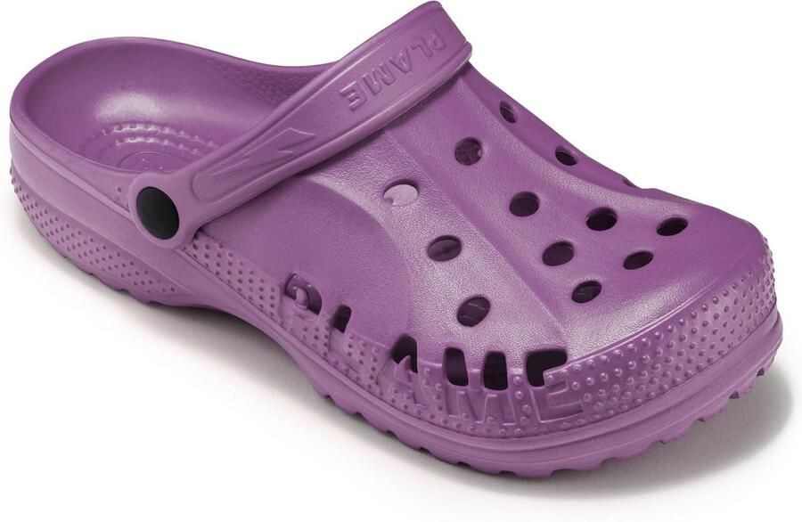 SnelShoppen Unisex Tuinklompen en Sanitaire Klompen voor de Zomer Gom Schoenen Paars Ideaal voor Tuin Keuken en Camping