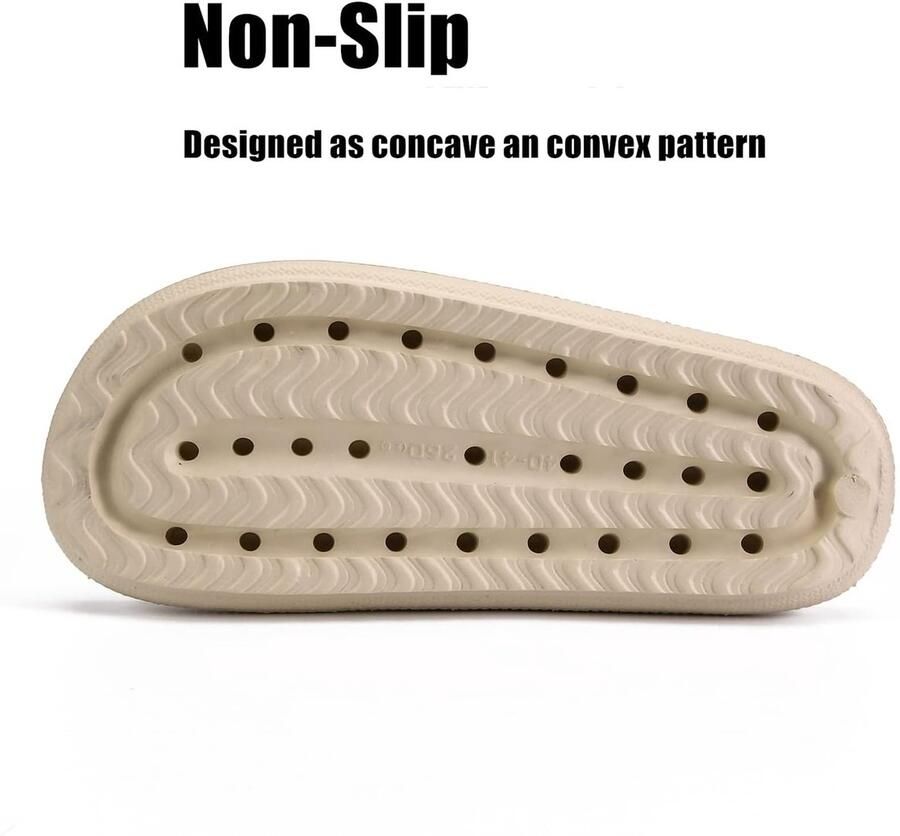 SnelShoppen Cloud Slides Slippers Antislip Badslippers Cushionaire Sandals Unisex Kussen Zachte Pantoffels Strand Schoenen Dikke Sloffen