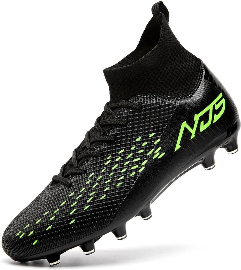 SnelShoppen Voetbalschoenen Heren High Top Professioneel Uniseks Kunstgras Outdoor Trainingsschoenen Sportieve Voetballaarzen voor Jongeren en Vo