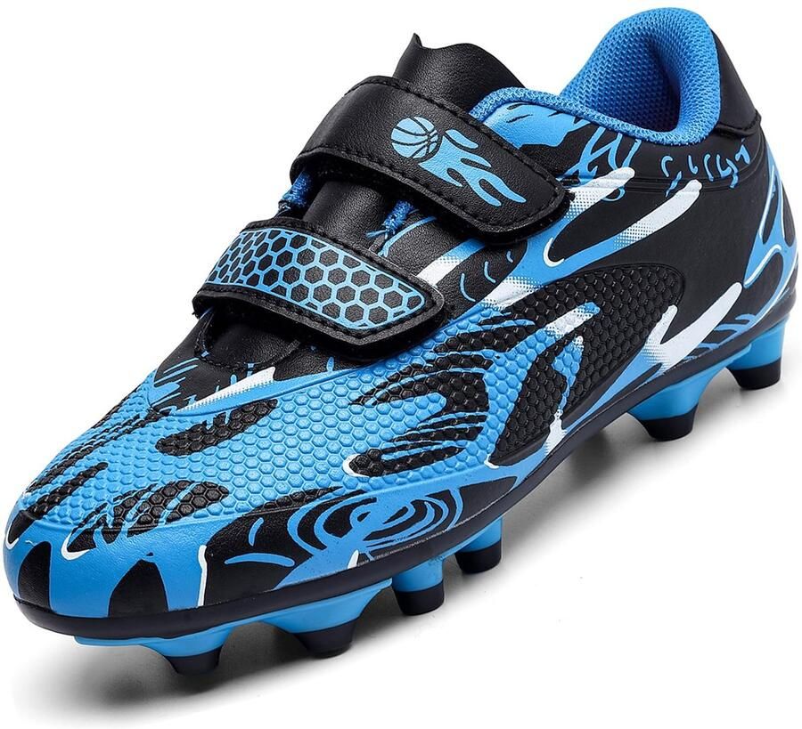 SnelShoppen Voetbalschoenen Jongens Low-Top Spikes Kinderen 36 EU Blauw Professionele Trainingsschoenen Outdoor voor Voetbal en Sport