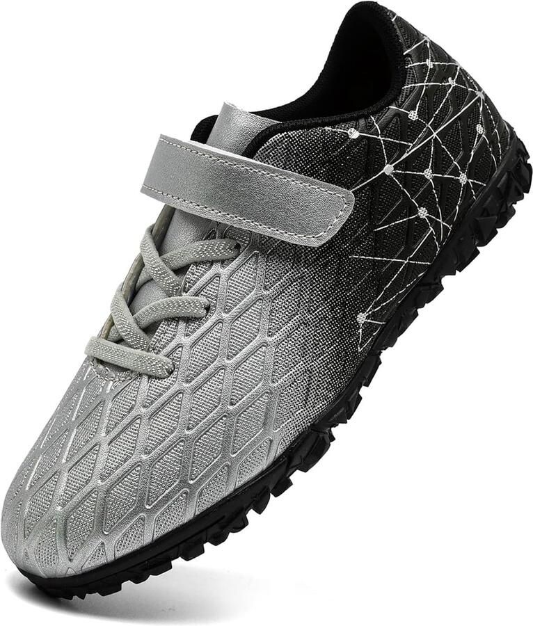 SnelShoppen Voetbalschoenen Kinderen Antislip Kunstgras Voetbalschoenen met Lage Noppen voor Binnen en Buiten Ideaal voor Training en Wedstrijden