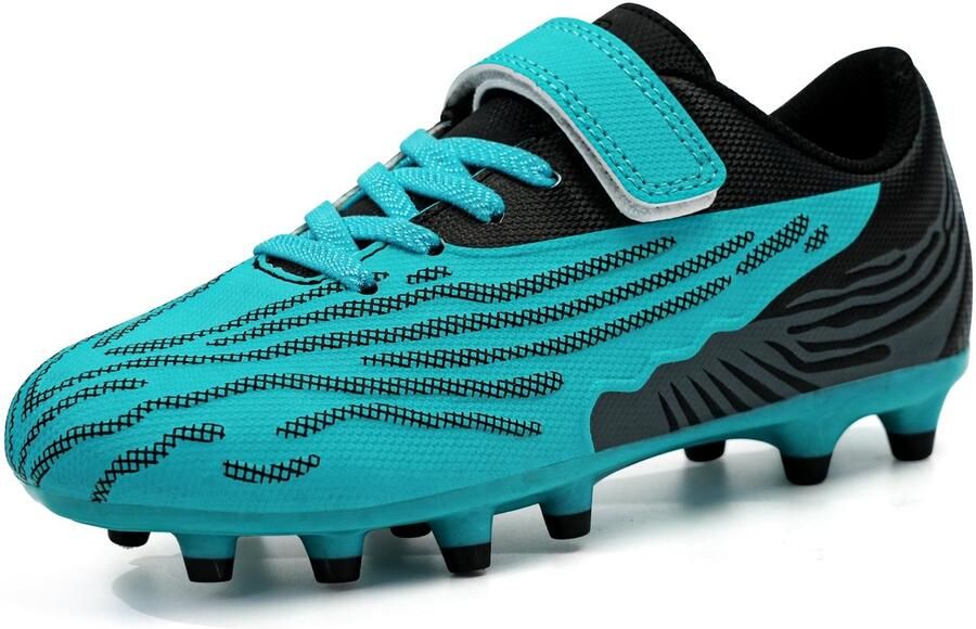 SnelShoppen Voetbalschoenen Kinderen Groen Zwart EU Voor en Ideaal voor Sport en Spel Comfortabel en Duurzaam