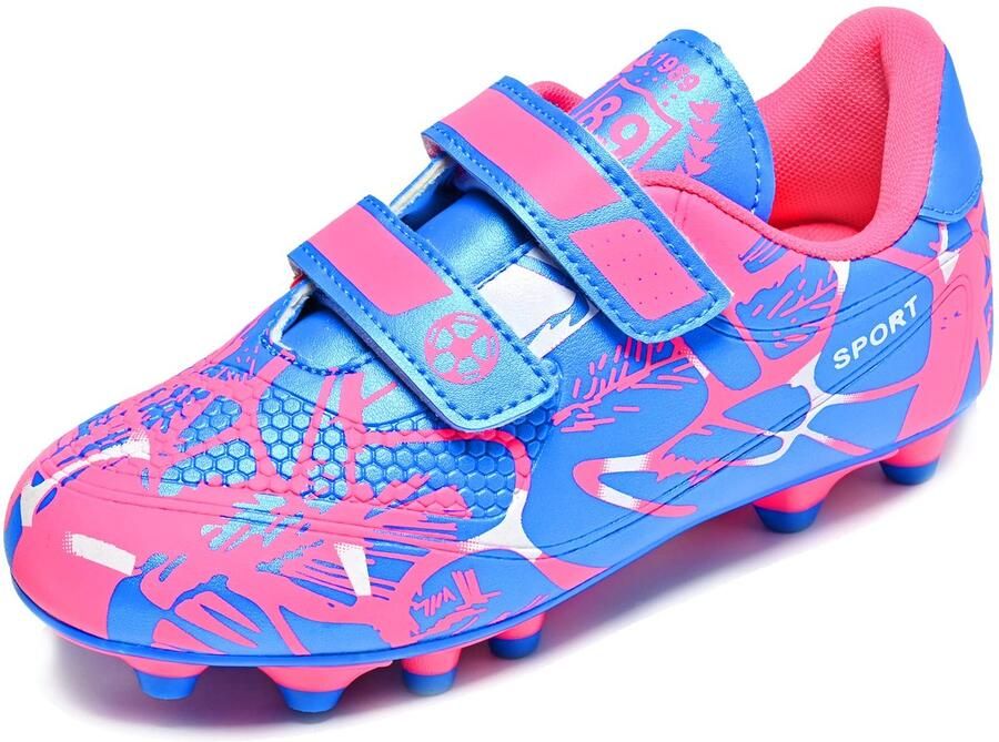 SnelShoppen Voetbalschoenen Kinderen 37 Lichtgewicht Sneakers Football Training Schoenen Laag Top Roze Anti-Slip Hardloopschoene