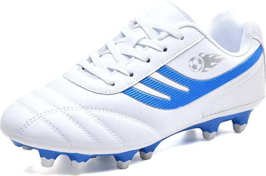 SnelShoppen Voetbalschoenen voor Kinderen Professionele Trainingsschoenen voor en Lichte Sneakers voor Buiten Wit