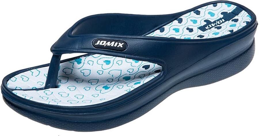 SnelShoppen Vrouwen Teenslippers Zomer Dames Douche Slippers Strand Sandalen voor Huiszwemmen Zee Marine