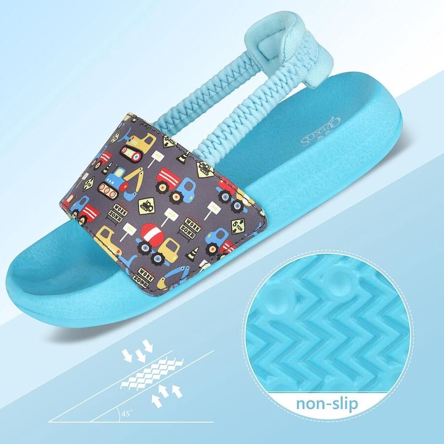 SnelShoppen Youecci Sandalen voor Meisjes Lichte Slipvaste Badsandalen Zomer Slippers voor Kinderen Strand Zwembad Vakantie EU B
