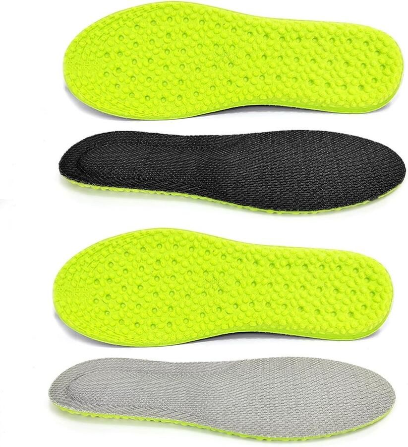 Snijdbare Sportsolen voor Kinderen Ade d en Antizweet Perfect voor Te Grote Schoenen 2 Paar Schuiminlegzolen voor Comfort en Ondersteuning