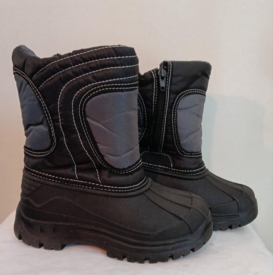 Snowboots jongens zwart