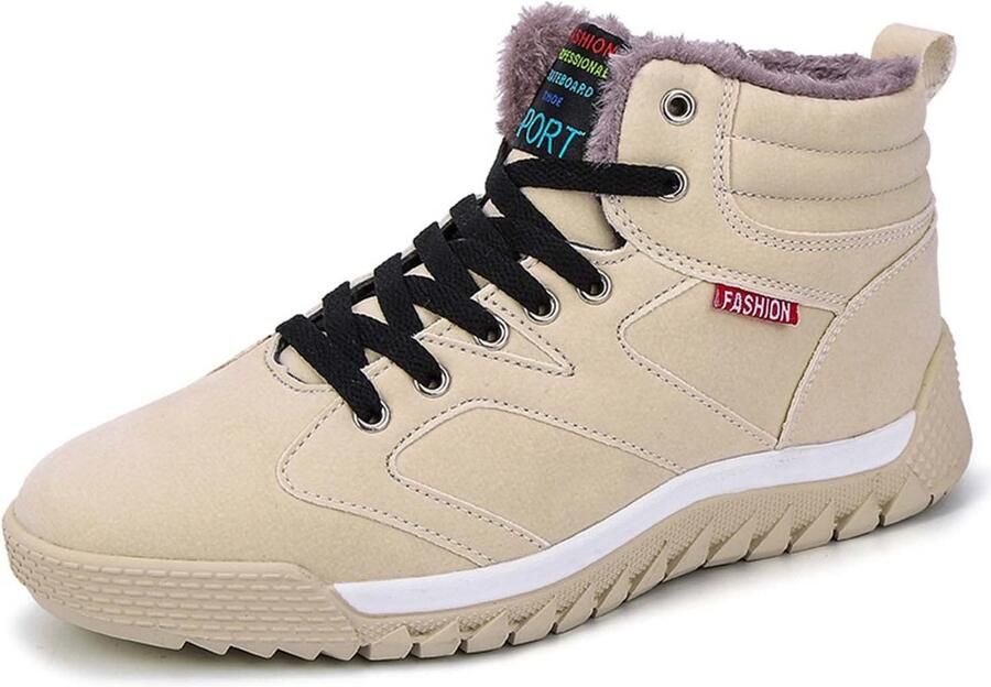 Snowboots voor de winter Warm en waterdicht Beige