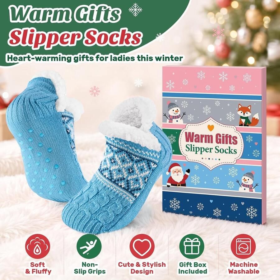 Sokken Dames Warme Huissokken Kerstcadeau