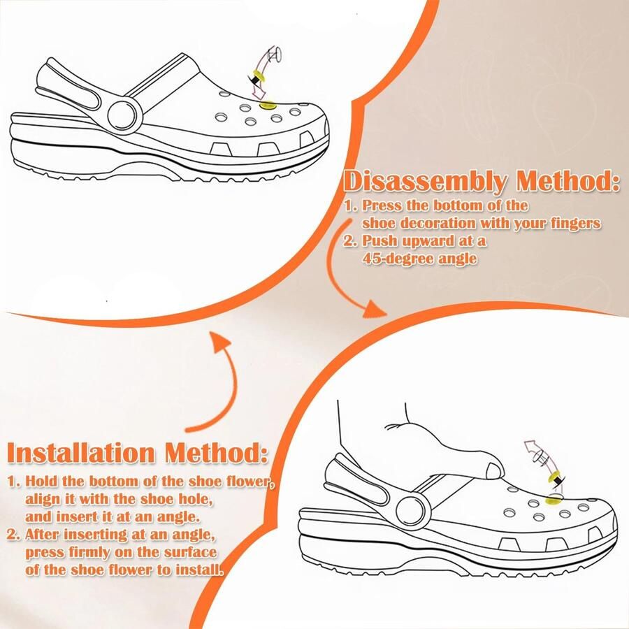 Solidchoice 14 Stuks Schoen Charms voor Clogs en Sandalen