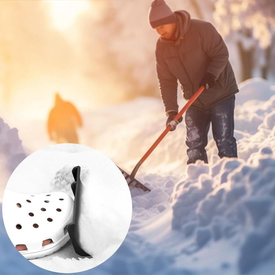 Solidchoice 2 Paar Sneeuwploegen voor Crocs Schoenaccessoires