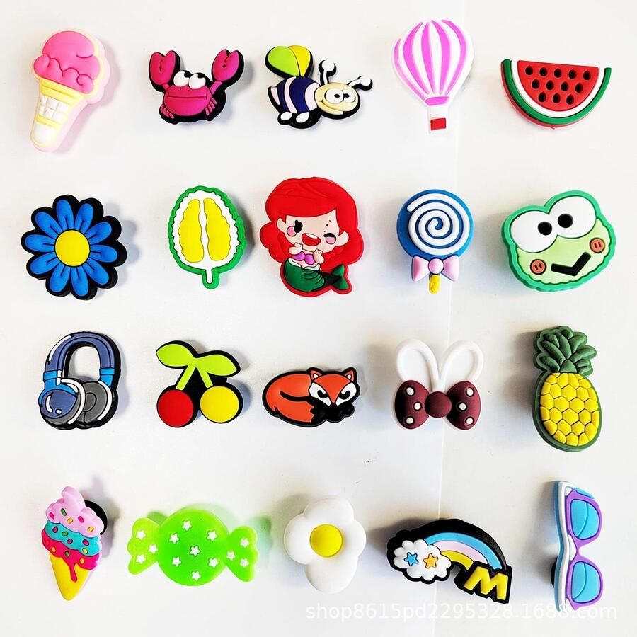 Solidchoice 30 Stuks Cartoon Shoe Charms voor Clogs en Sandalen