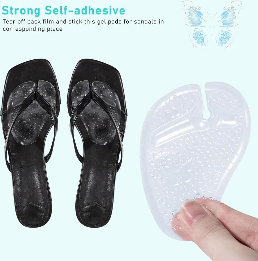 Solidchoice 5 Paar Transparante Teenslippers Bescherming