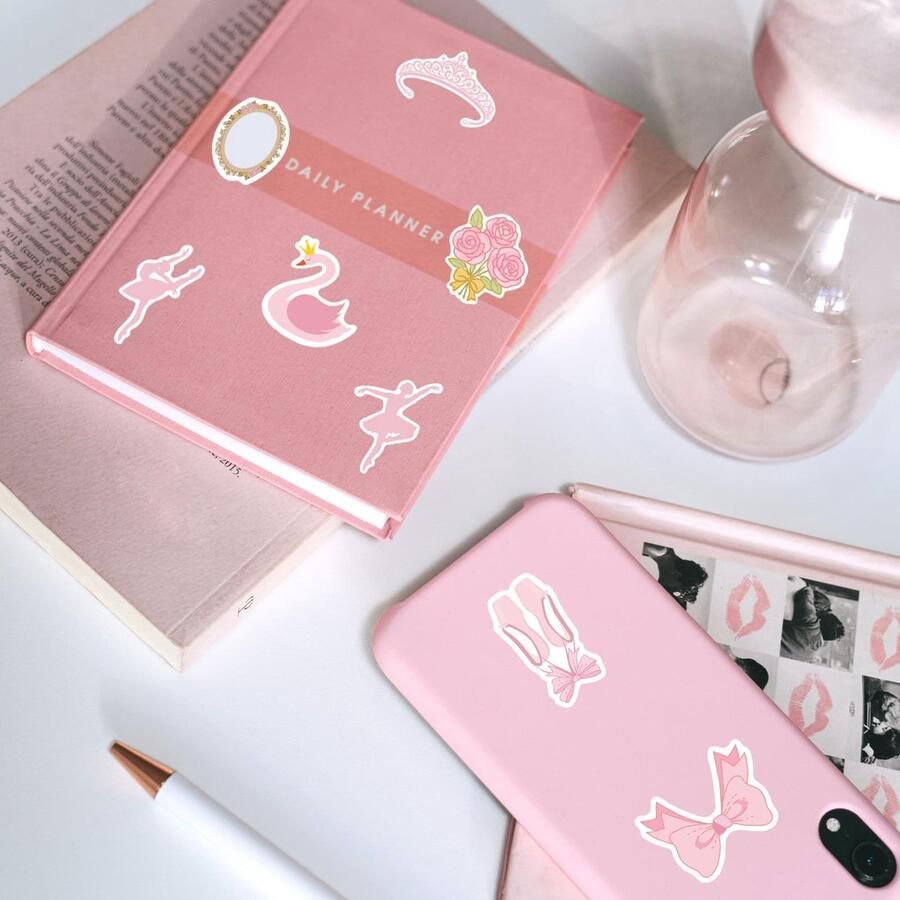 Solidchoice 500 Stuks Ballerina Stickers voor Meisjes