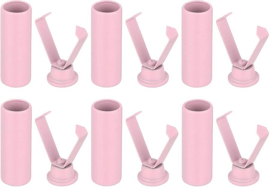 Vetersluitingen Schoenkoppen Kleding Repareren Roest- en Slijtvast 6 Stuks Roze - Foto 2