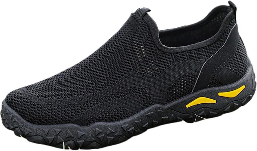Solidchoice Ademend en Comfortabele Slip On Sneakers voor Mannen Zachte Gym Trainers