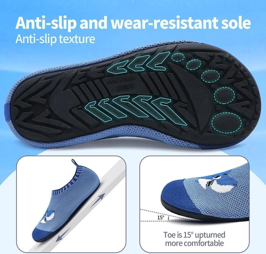 Solidchoice Antislip Pantoffels voor Kinderen met Ade d Ontwerp