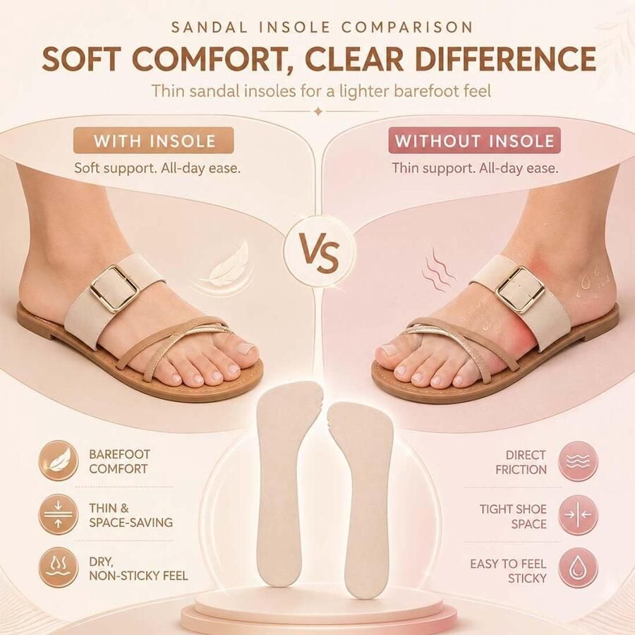 Solidchoice Antislip Solette voor Sandalen en Hakken )