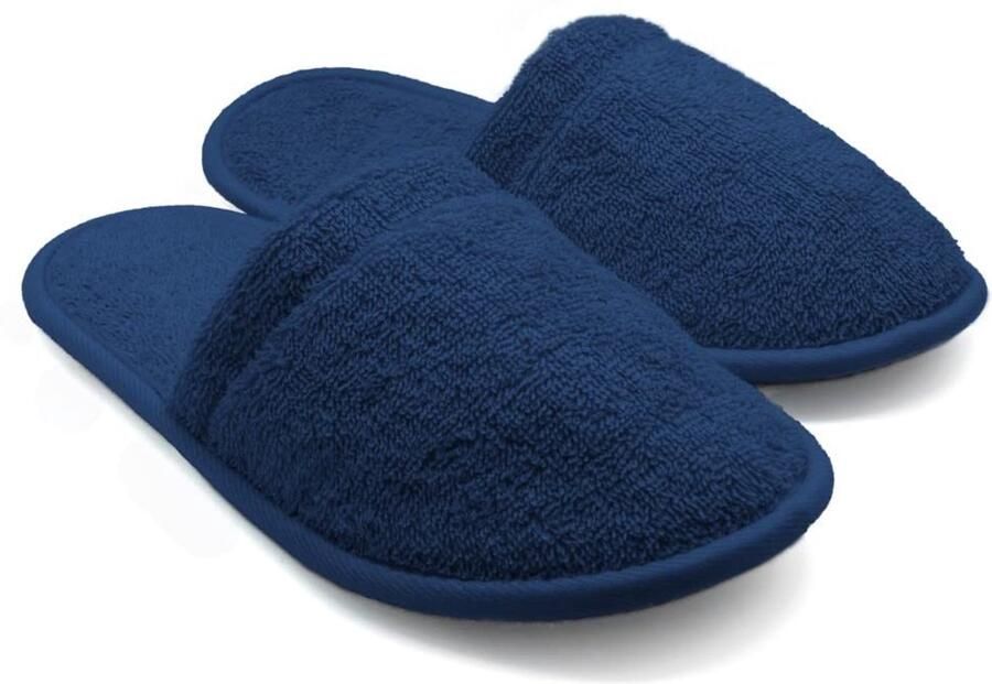 Solidchoice Badslippers van 100% Katoen Ademend en Antislip