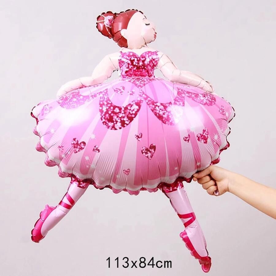 Omgoods Ballerina Verjaardagsdecoratie voor Meisjes