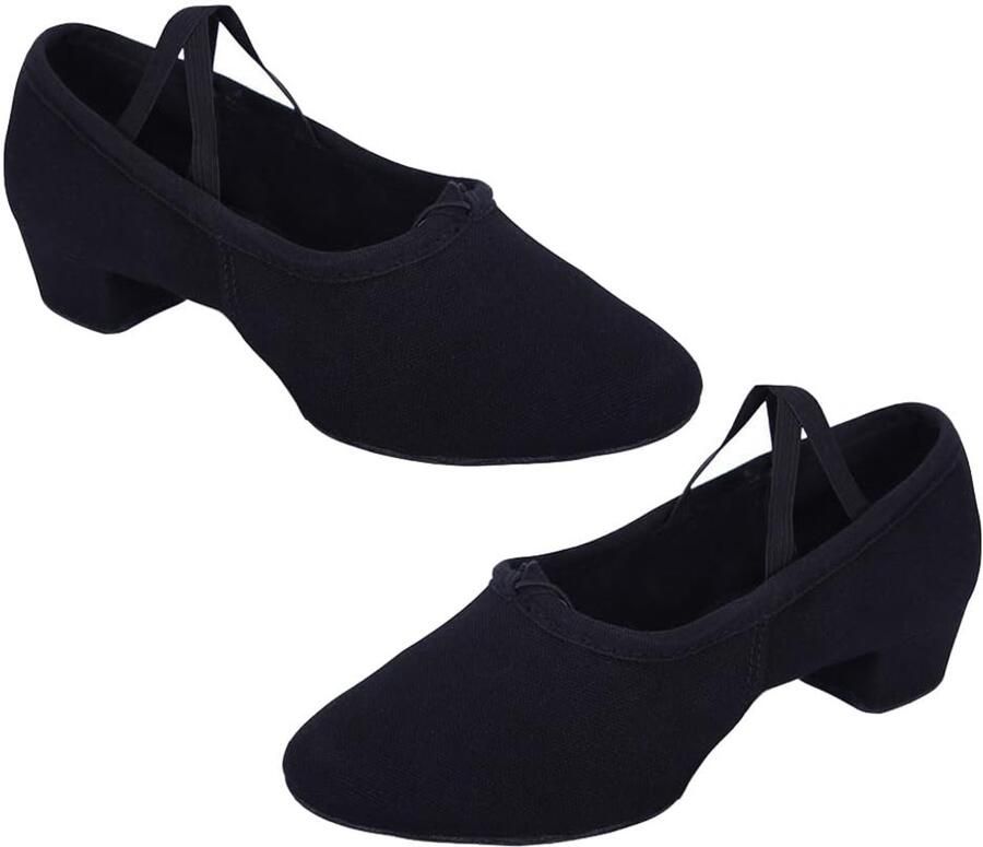 Solidchoice- Balletschoenen Leer Dansschoenen Voor volwassenen meisjes Comfortabele pasvorm Geschikt voor yoga tango