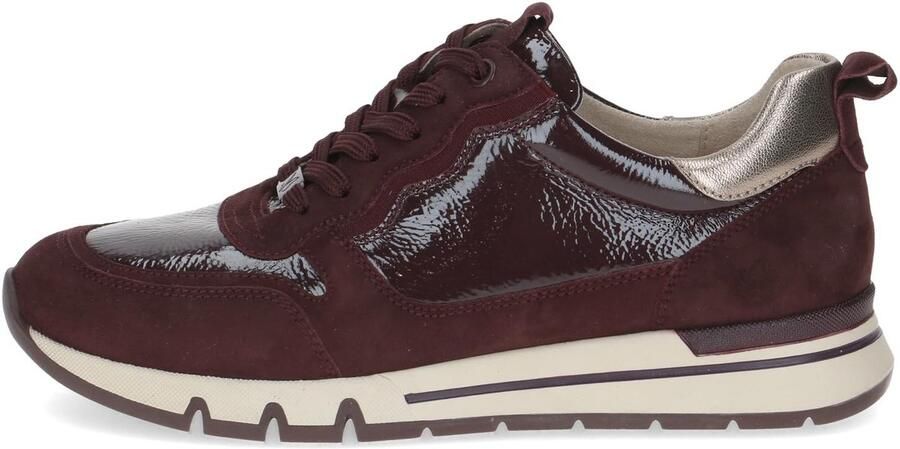 Solidchoice Bordeaux Dames Sneaker met Verwijderbare Voetbed