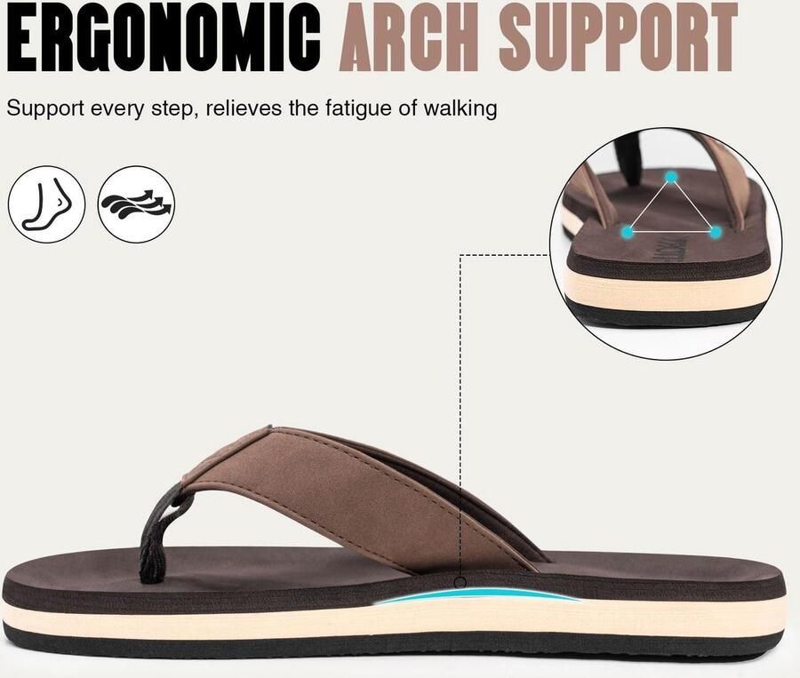 Solidchoice Surf Slippers met Tussenstuk voor Mannen