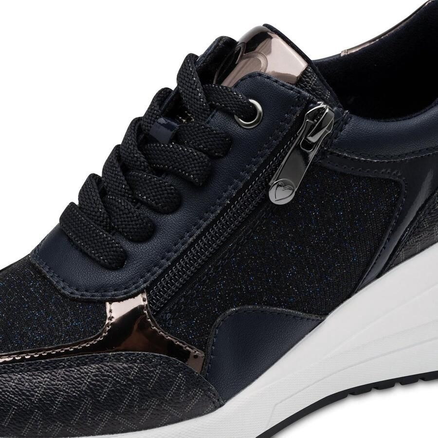 Solidchoice Casual Sneaker met Rits en Ade d Ontwerp