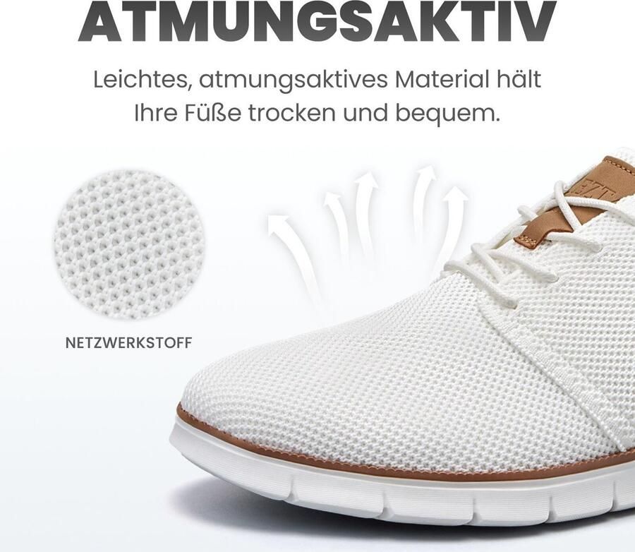 Solidchoice Comfortabele Ademende Oxfordschoenen voor Heren