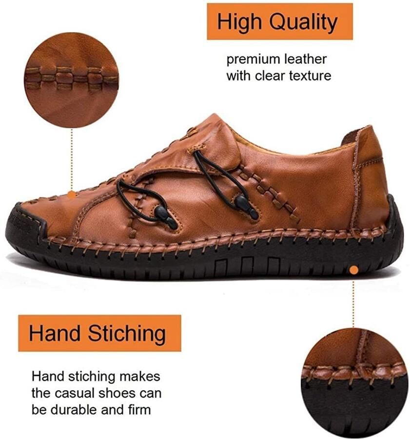 Solidchoice Comfortabele Casual Loafers van Leer voor Elke Gelegenheid