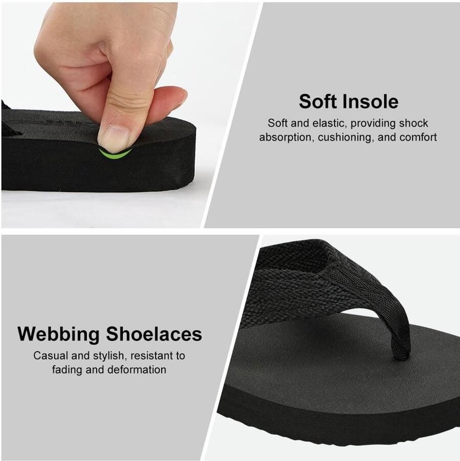 Solidchoice Comfortabele EVA Slippers voor Strand en Yoga