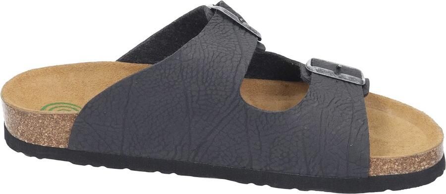 Solidchoice Comfortabele Heren Slippers met Leren Binnenzool