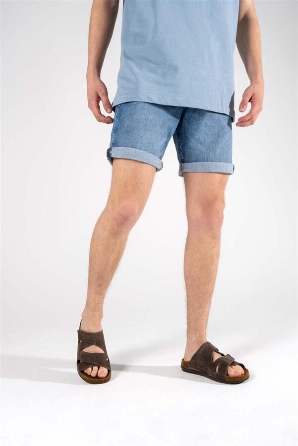 Solidchoice Heren Slippers van Leer met Geheugenfoam Zolen