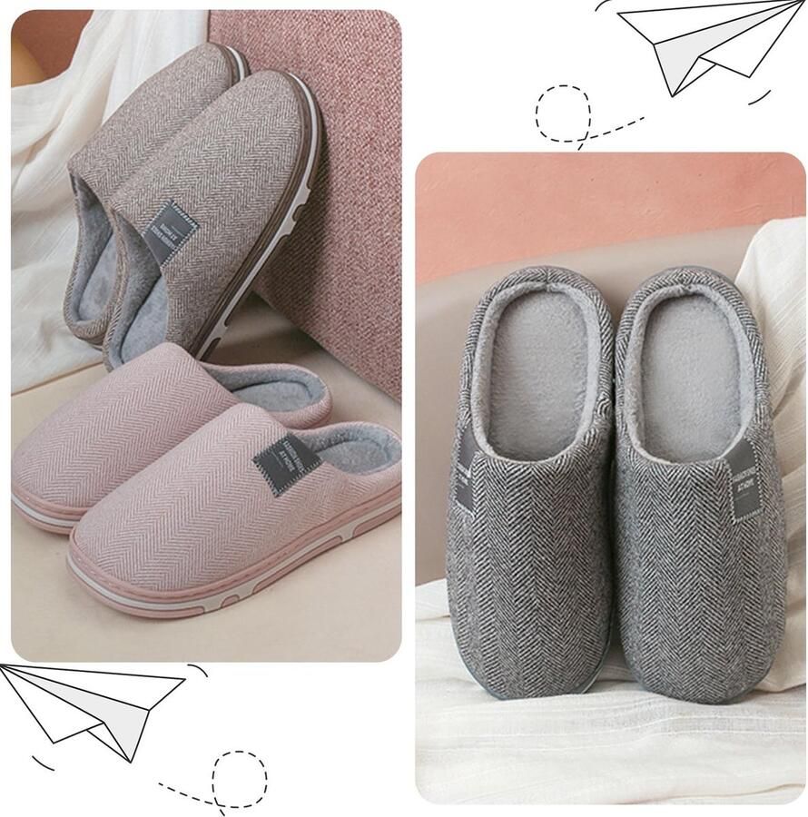 Solidchoice Comfortabele Uniseks Pantoffels van Traagschuim