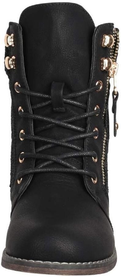 Solidchoice Dames Biker Boots met Laces