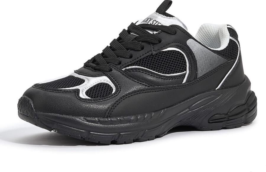 Solidchoice Dames Hardloopschoenen met Platform en Ademend Mesh