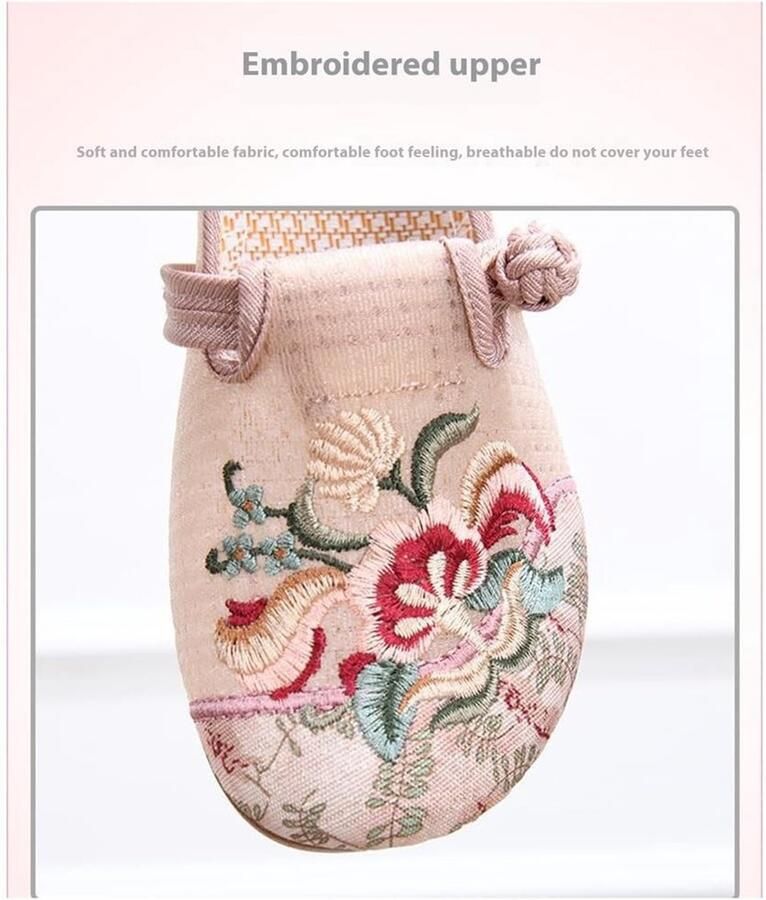 Solidchoice Dames Loafers Ademend Bloemen Design
