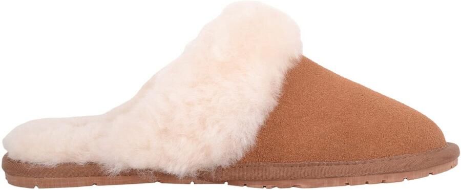 Solidchoice Dames Open Rug Sheepskin Muiltjes met Cuff - Foto 1