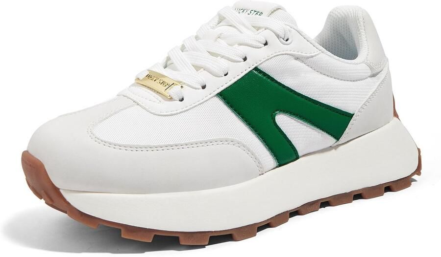 Solidchoice Dames Platform Sneakers met Comfortabele Dikke Zool